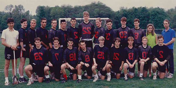 1990 Boys' Varsity Lacrosse Team
