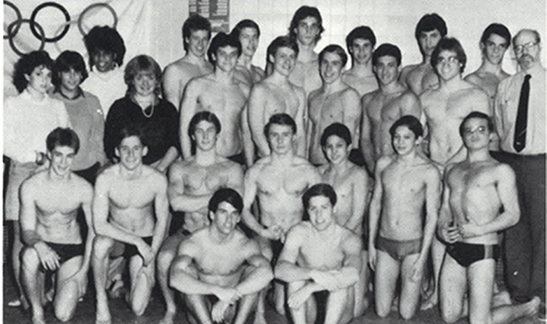 1985年男子大学游泳队